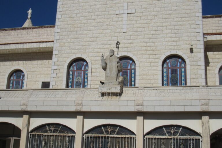 The Mar Maroun Maronite church in Jish. (Photo: Yaniv Sharon)