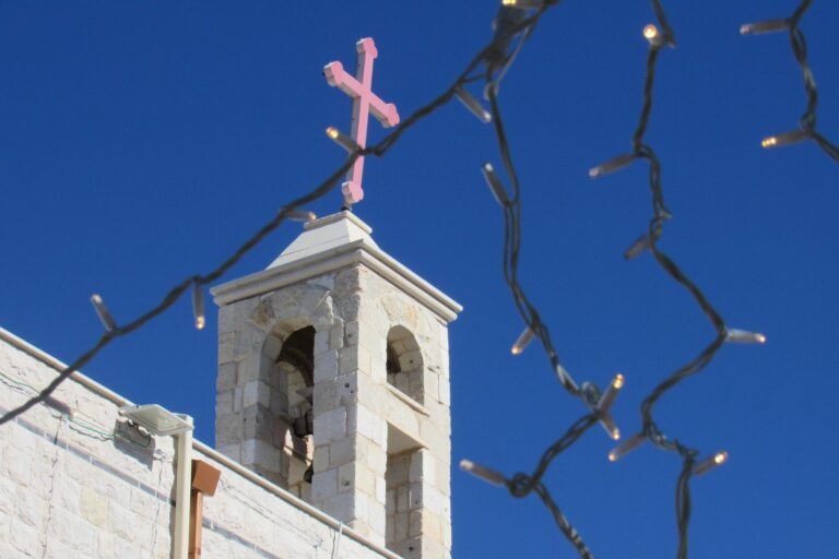 The Catholic church in Jish. (Photo: Yaniv Sharon)