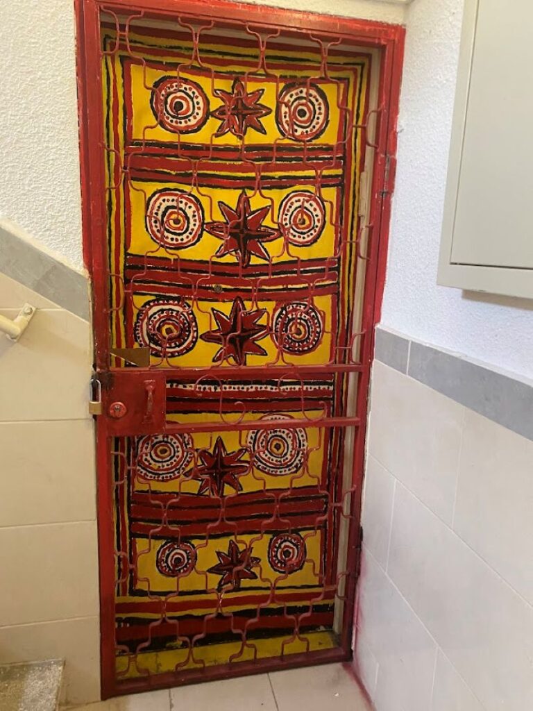 הכניסה לבית המצויר (צילום: יהל פרג')