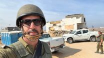 גביש ברצועת עזה בדצמבר (צילום: אלבום פרטי)
