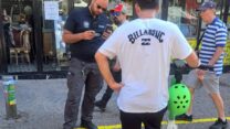 אכיפת חיוב כלים חשמליים ללוחית זיהוי (צילום: דוברות עיריית תל אביב-יפו)
