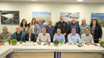 חתימת ההסכם במפעלי ים המלח (צילום: דוברות ההסתדרות)
