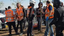 זירת ניסיון הפיגוע במחסום חיזמא (צילום: איחוד הצלה מרחב ירושלים)