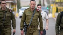 הרמטכ"ל הרצי הלוי בהערכת מצב בגבול סוריה (צילום: דובר צה"ל)