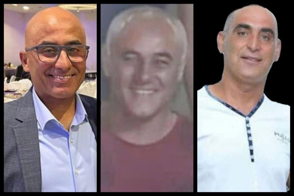 שלושת נרצחים בחברה הערבית: באסם צפוות בדאח (מימין), מוחסן אבו צאלח, ג'מיל טייב חלאילה (צילומים: לפי סעיף 27א לחוק זכויות היוצרים) שלושת נרצחים בחברה הערבית: באסם צפוות בדאח (מימין), מוחסן אבו צאלח, ג'מיל טייב חלאילה (צילומים: לפי סעיף 27א לחוק זכויות היוצרים)