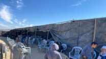 מאהל האבלים על יוסף אלזיאדנה ברהט (צילום: יהל פרג')