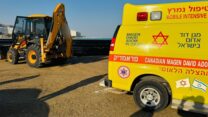 זירת תאונת עבודה (צילום ארכיון: תיעוד מבצעי מד"א)