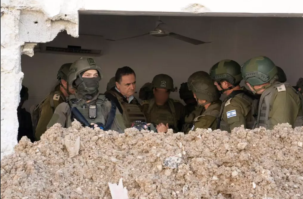 שר הביטחון ישראל כ"ץ בסיור במחנה הפליטים ג'נין (צילום: אריאל חרמוני, משרד הביטחון)