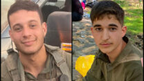 סמ"ר נחמן רפאל בן עמי (מימין) ורס"ל במיל' נדב כהן (צילומים: דובר צה"ל)