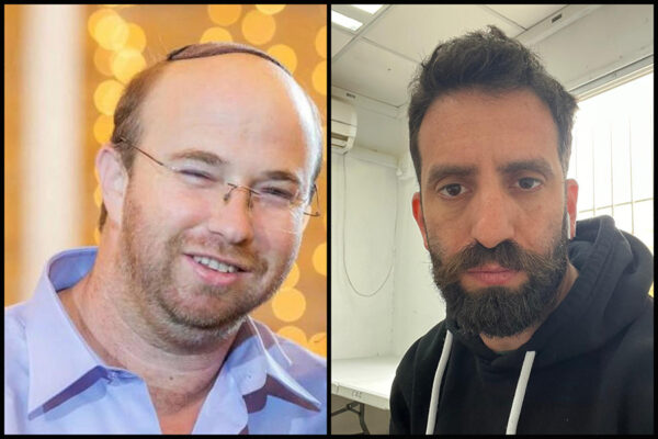 רס"ם במיל' עפר יונג (מימין) ורס״ם במיל' אברהם צבי צביקה פרידמן (צילומים: דובר צה"ל)