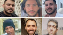החטופים שהשתחררו  בשבת. למעלה מימין: אליה כהן, עומר שם טוב ועומר ונקרט; למטה מימין: הישאם א-סייד, טל שהם ואברה מנגיסטו (צילומים: מטה המשפחות להחזרת החטופים, אלבומים פרטיים, מתוך רשתות חברתיות, שימוש לפי סעיף 27א לחוק זכויות יוצרים)