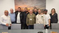 מעמד החתימה על הסכם קיבוצי בנמל דרום HCT (צילום: ועד נמל דרום)