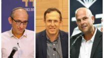 ד"ר מיכה גודמן, ח"כ משה (קינלי) טור-פז, ואביעד פרידמן (צילומים: פלאש 90, ויקימדיה קומונס)