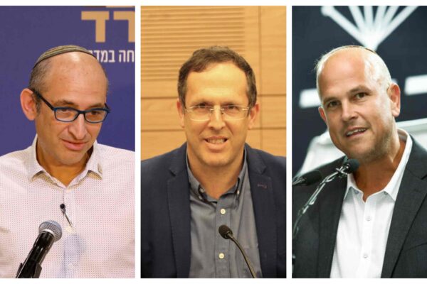 ד"ר מיכה גודמן, ח"כ משה (קינלי) טור-פז, ואביעד פרידמן (צילומים: פלאש 90, ויקימדיה קומונס)