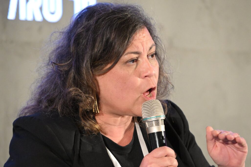 יו"ר איגוד העובדות והעובדים הסוציאליים, ענבל חרמוני (צילום: ארן דולב) יו"ר איגוד העובדות והעובדים הסוציאליים, ענבל חרמוני (צילום: ארן דולב)