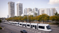 הרכבת הקלה בגוש דן (צילום: מרים אלסטר/ פלאש90)