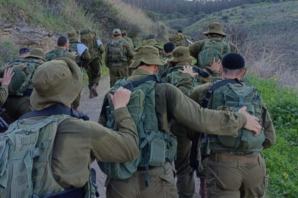 מסע של טירוני חטיבת החשמונאים החרדית (צילום: מתוך רשתות חברתיות, שימוש לפי סעיף 27א' לחוק זכויות יוצרים)