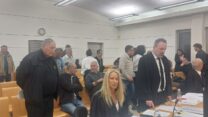 יושב ראש ארגון המורים העל יסודיים רן ארז בדיון בבית הדין הארצי לעבודה על עיצומי המורים (צילום: מיכל מרנץ)