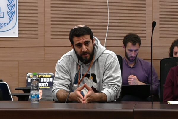 אבידן אביטבול: "לימוד התורה הוא נשמת אפנו, אך הגנה על העם היא החובה הבסיסית שמאפשרת את קיומה" (צילום: אור גואטה)