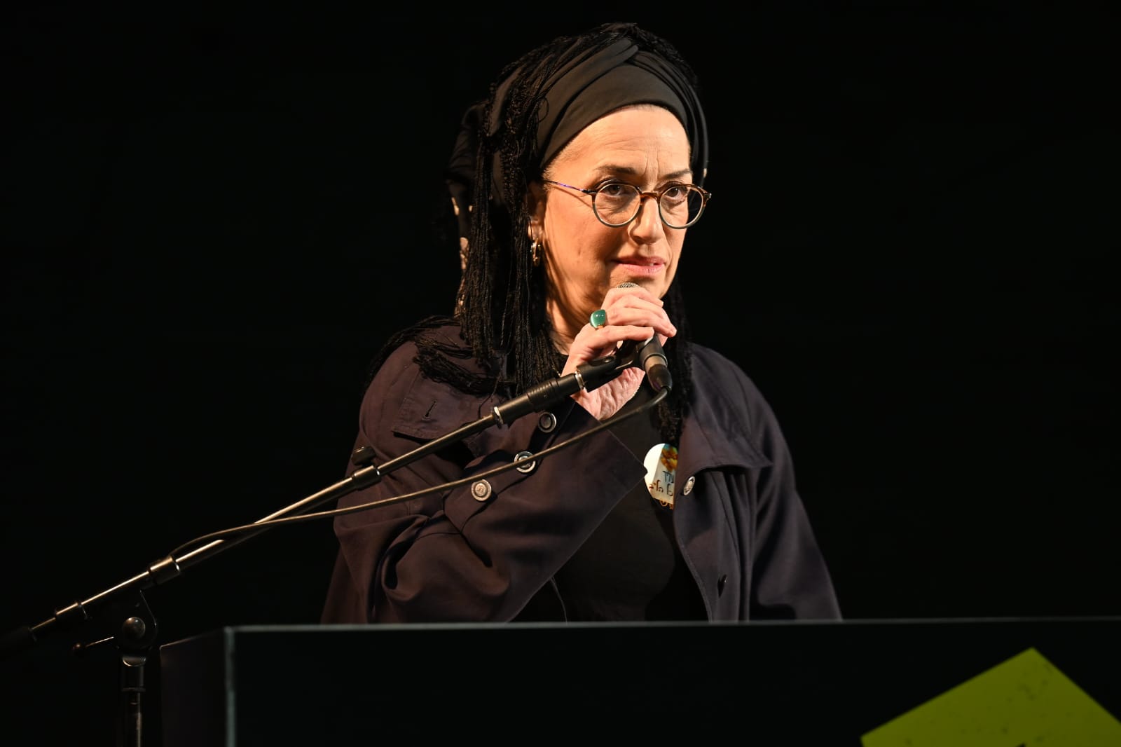 דיצה, אימו של אבינתן אור החטוף בעזה (צילום: מטה המשפחות)