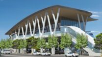 תחנת רכבת הרצליה (צילום הדמיה: רכבת ישראל, ארמון אדריכלים ומתכנני ערים)