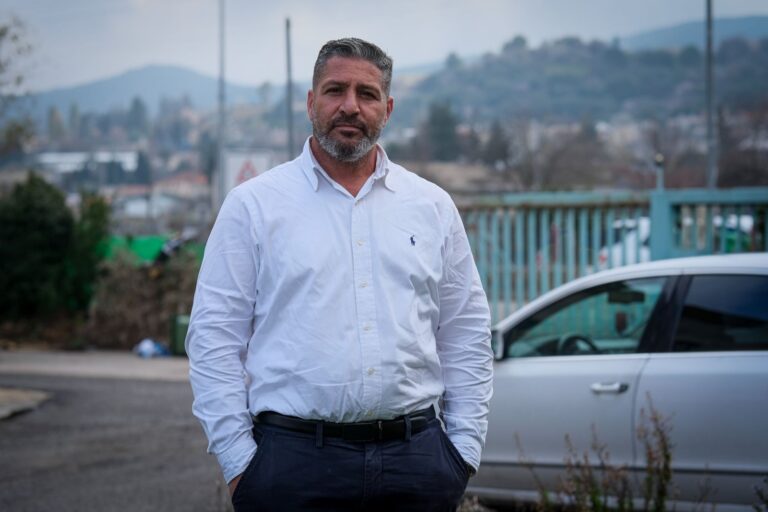 מוטי שמקה, מועמד לראשות המועצה האזורית מרום הגליל (צילום: דוד טברסקי)