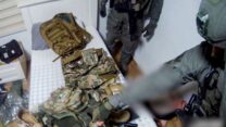 הציוד שנתפס אצל תושבי עראבה (צילום: דבורות המשטרה)