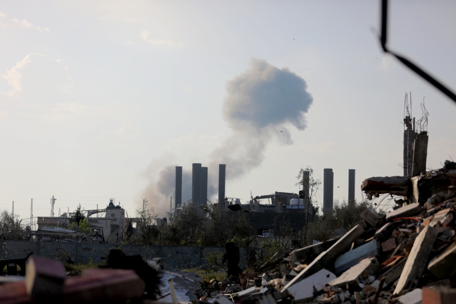 הרס ברצועת עזה מתקיפות חיל האוויר (צילום: Anadolu via Reuters Connect) הרס ברצועת עזה מתקיפות חיל האוויר (צילום: Anadolu via Reuters Connect)