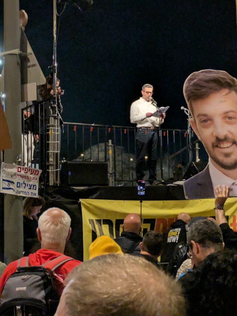 צבי זוסמן, אביו של רס"ל (במיל') בן זוסמן ז"ל שנפל בקרב בעזה (צילום: רועי הורביץ)
