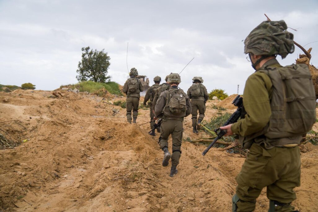 פעילות כוחות אוגדה 252 בצפון רצועת עזה (צילום: דובר צה"ל)