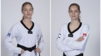 אריאל ויגדור (מימין) וירדן נשר (צילום: איגוד הטאקוונדו בישראל)