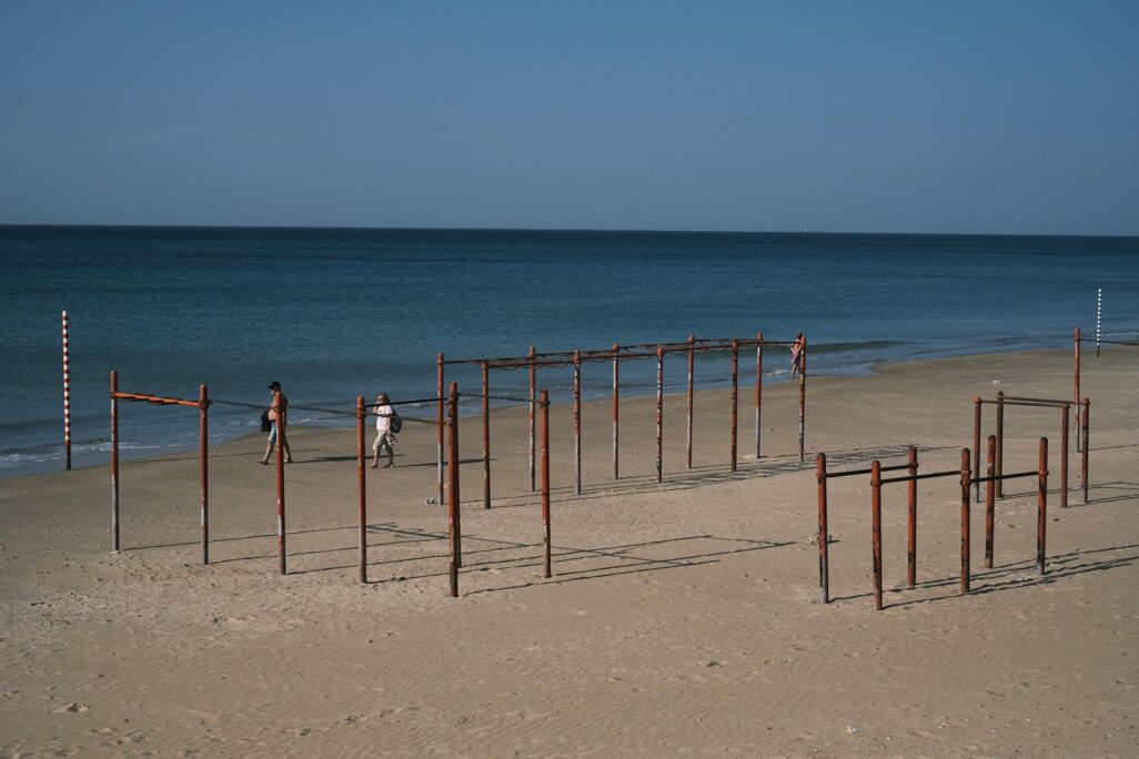 חוף הים בתל אביב (צילום: דוד טברסקי)