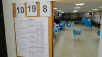 קלפי בבחירות בקריית שמונה בסבב הראשון, פברואר 2025 (צילום: מיכאל גלעדי/פלאש90)