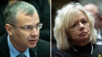 היועצת המשפטית לממשלה, גלי בהרב-מיארה ושר המשפטים יריב לוין (צילומים: פלאש90)