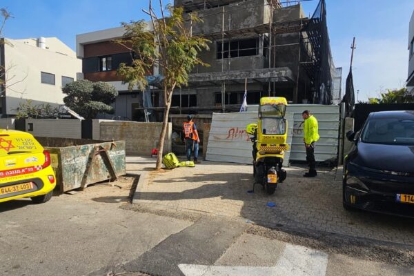 זירת תאונת עבודה (צילום ארכיון: דוברות איחוד הצלה)
