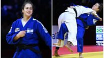ענבר לניר בקרב על הארד וברגעי הניצחון (צילום: איגוד הג'ודו)