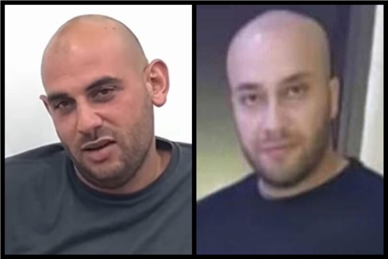 חאלד ג'מאל גאנם (מימין) ואחמד נציר זחאלקה (צילום: מרשתות חברתיות, שימוש על פי סעיף 27 א' לחוק זכויות יוצרים)