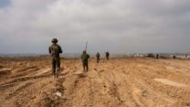 כוחות צה"ל מתמרנים בציר נצרים (צילום: דובר צה"ל)