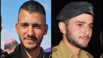 סרן עידו וולוך (מימין) וסמ"ש נטע יצחק כהנא (צילומים: דובר צה"ל ומשטרת ישראל)