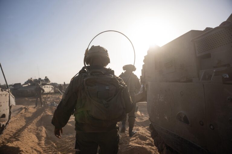 כוחות אוגדה 36 בפעילות באזור ציר 'מורג' (צילום: דובר צה"ל)