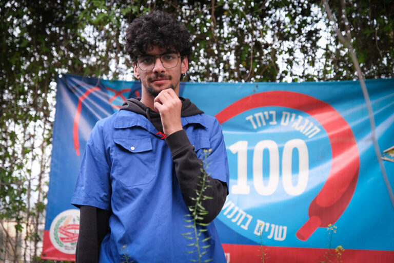 אלעד עמר. "היה טיול שבו ברנע המדריך שלנו דיבר עם מדריכה אחרת, נועה. ניסינו לשדך ביניהם וקראנו להם ברנועה" (צילום: דוד טברסקי)