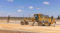 סלילת כביש בקריית גת, 2024 (צילום: יוסי אלוני/פלאש90)