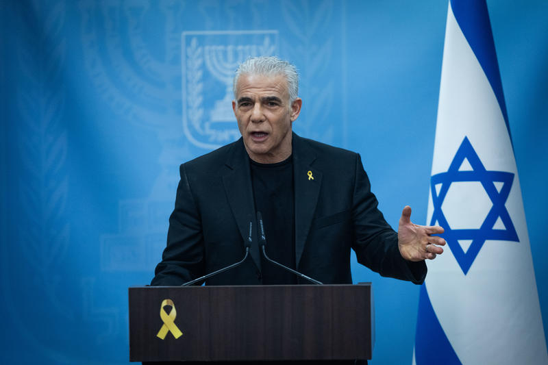 ראש האופוזיציה יאיר לפיד (צילום: יונתן זינדל/ פלאש90)