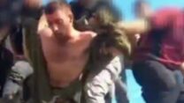תיעוד מרגעי חטיפתו של לוחם השיריון מתן אנגרסט ב-7 באוקטובר (צילום: באדיבות המשפחה)