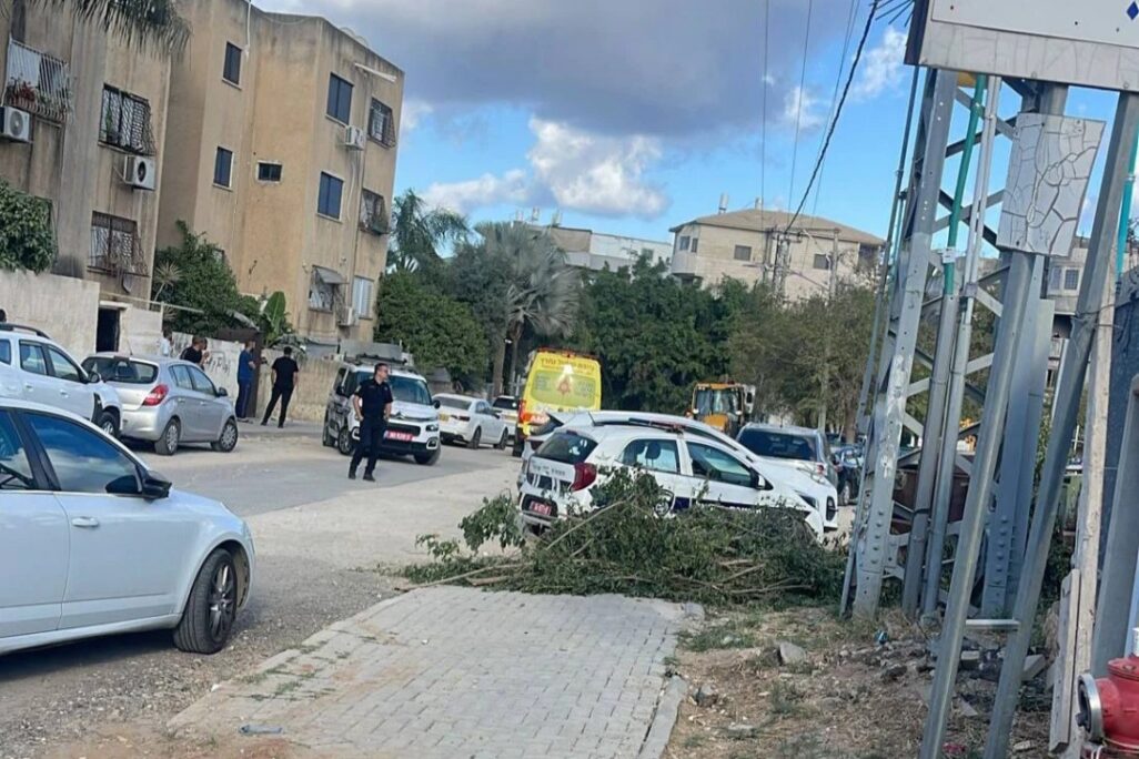 זירת הרצח הכפול ברמלה (צילום: רשתות על פי סעיף 27א')