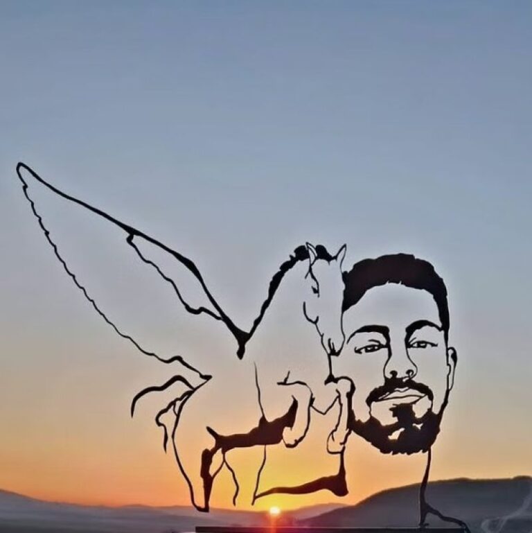 פורטרט פלדה של גל הרשקו (צילום: אבישי דהן)