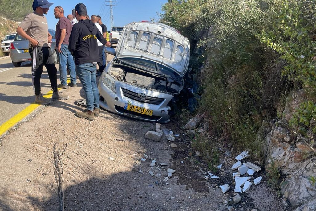 תאונות דרכים סמוך ליובלים (צילום: תיעוד מבצעי מד"א)