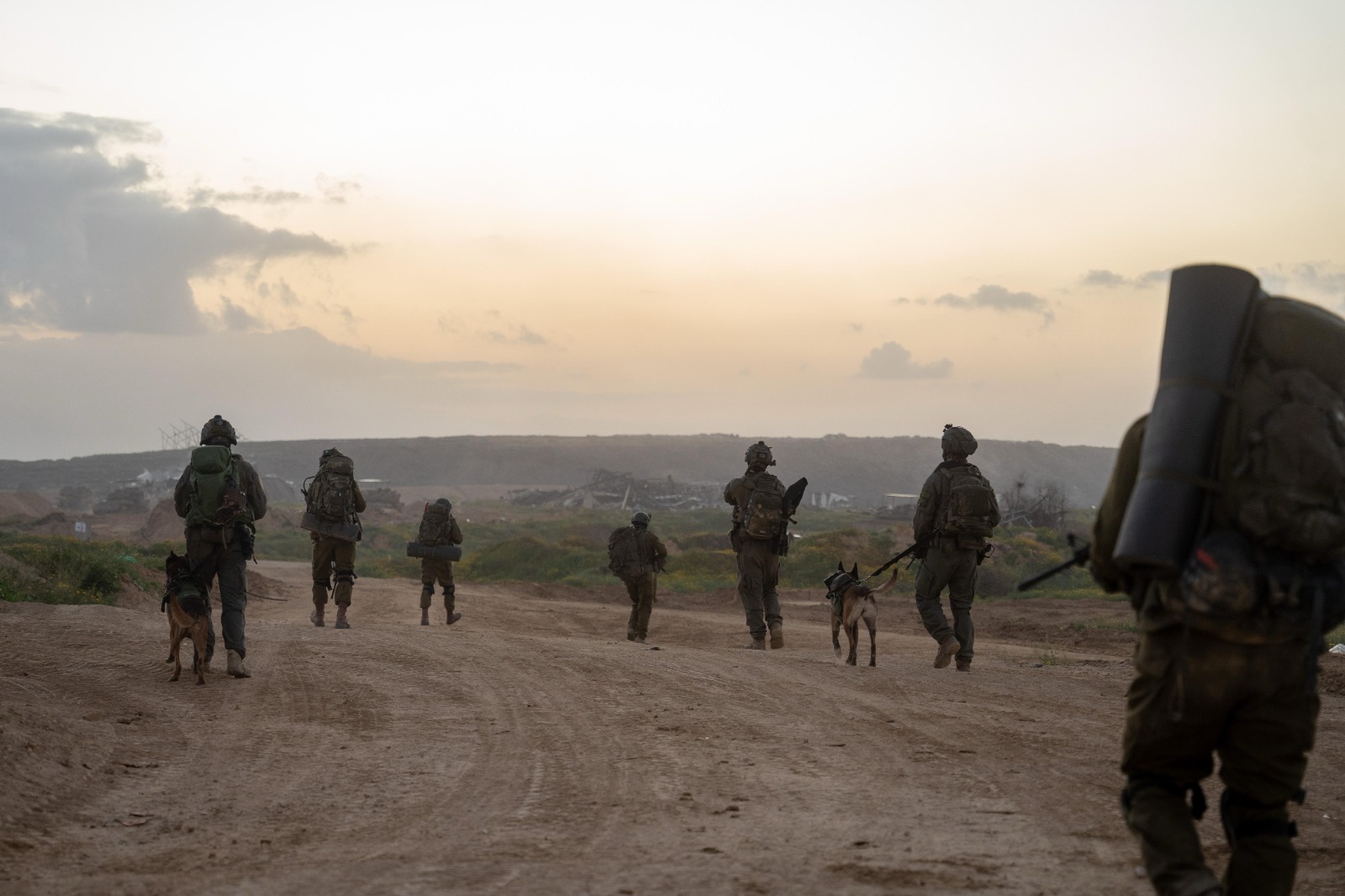פעילות כוחות אוגדה 252 בצפון רצועת עזה (צילום: דובר צה"ל)