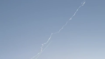 יירוט טיל מעל אזור המרכז (צילום: כבאות והצלה)