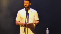 הקצין במילואים יובל לוי בטקס 'לנופלים ולחיים'. "ומה עם הפצועים בנפשם? יש כאלה אצלנו בפלוגה עשרות" (צילום: הדס יום טוב)